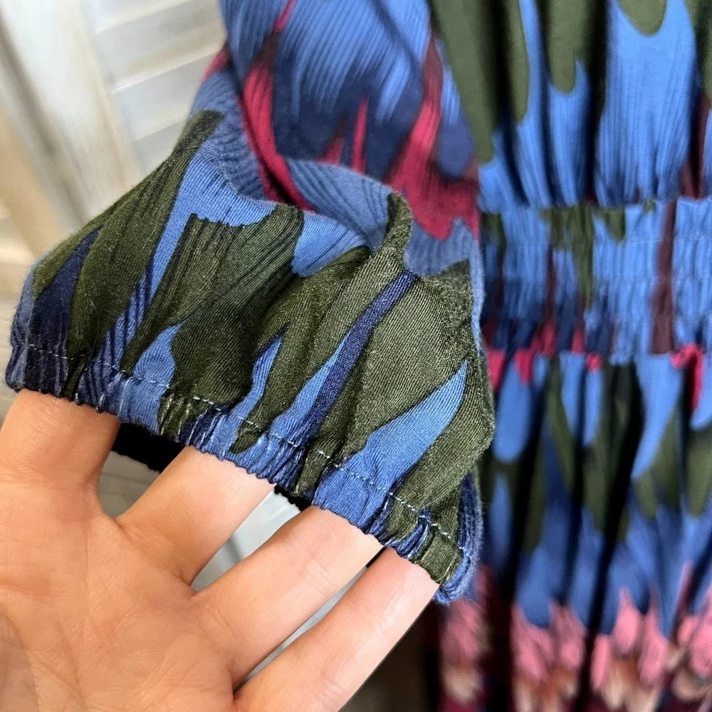 Soft SURROUNDINGS Women's Ancient Isle Shirt Dress Multicolor NEW Medium Petite - Picture 12 of 16